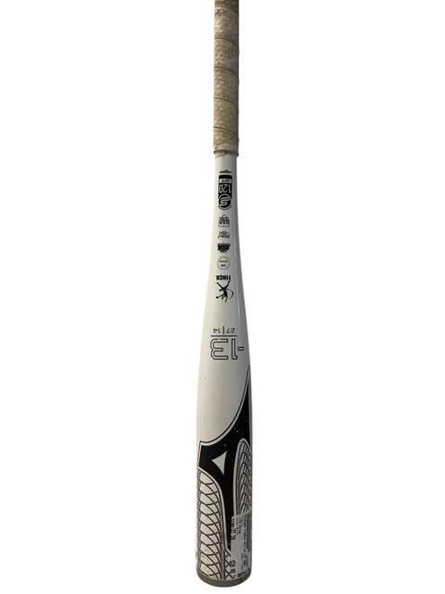 Used Mizuno Finch 27/14 -13 Fastpitch Bat - White and Black 11835-S000199839 Vist Large View of Product Image Which is Used Mizuno Finch 27/14 -13 Fastpitch Bat - White and Black