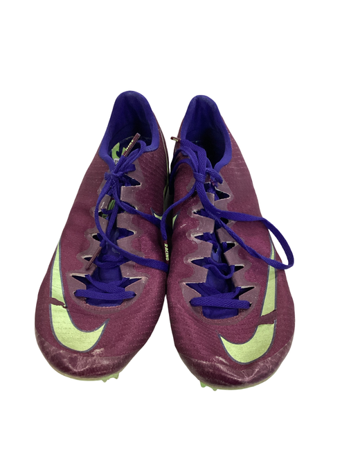Vist Large View of Product Image Which is Used Nike Track & Field Cleats Adult Purple Senior 8