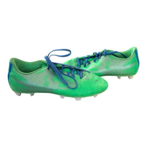 Vist Large View of Product Image Which is Used Adidas Soccer Cleats Neon Green Senior 7