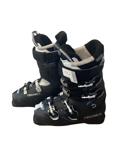 Vist Large View of Product Image Which is Used Tecnica MACH SPORT MV Womens DH Ski Boot Black 255 MP - M07.5 - W08.5