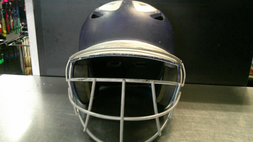 Vist Large View of Product Image Which is Used Diamond HELMET Batting Helmet w/Mask Navy Blue SM