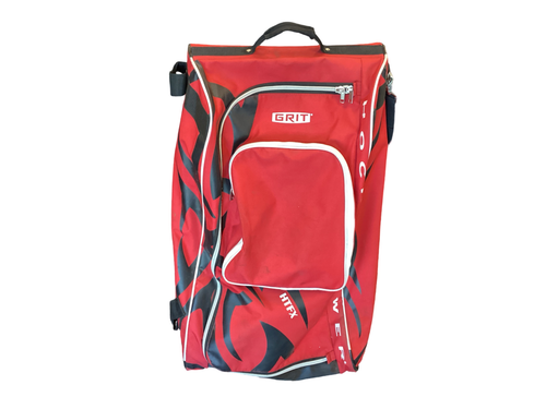 Vist Large View of Product Image Which is Used Grit Youth Hockey Wheeled Bag Red