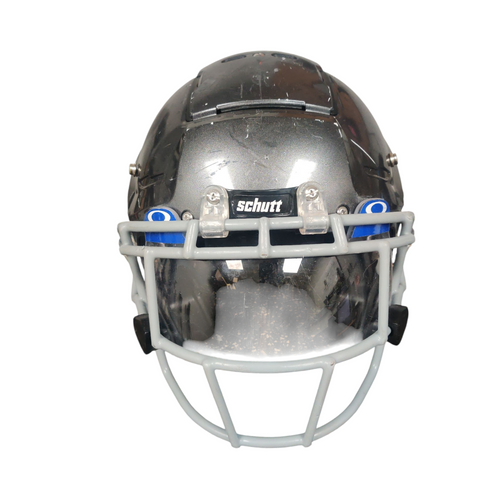 Vist Large View of Product Image Which is Used Schutt F7 Football Helmet Grey Medium