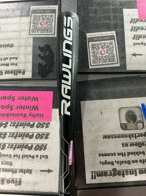 Vist Large View of Product Image Which is Used Rawlings VELO BB/SB USSSA 2 5/8 Bat 30"