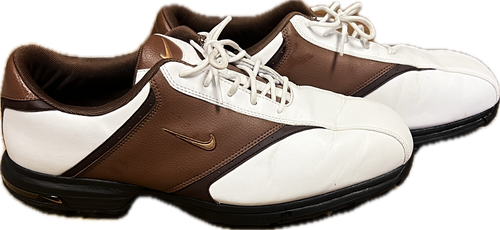 Vist Large View of Product Image Which is Used Nike Mens Golf Shoes Brown Senior 12