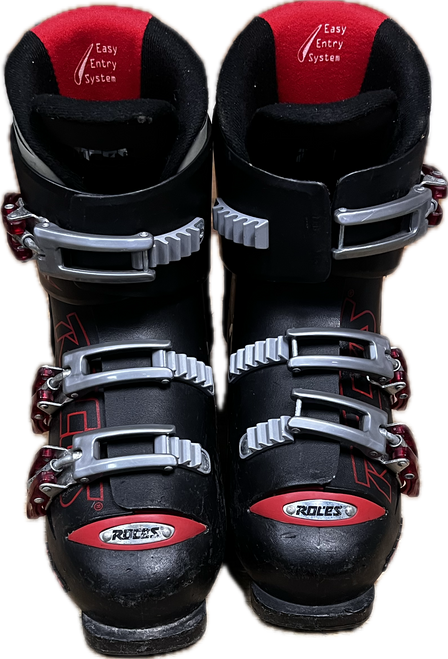 Vist Large View of Product Image Which is Used Roces ADJ SKI BOOTS Boys DH Ski Boot Black 220 MP - J04 - W05