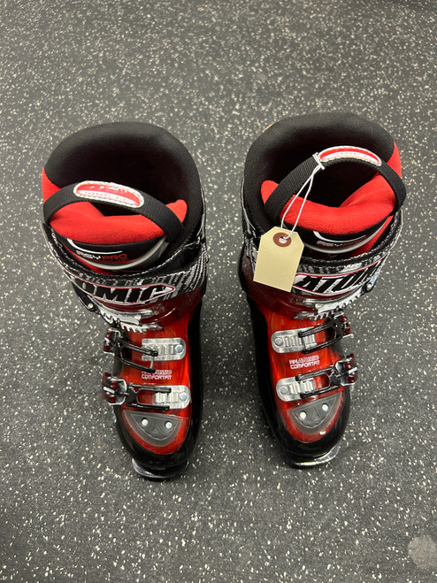 Used Atomic B120 Mens DH Ski Boot Red 265 MP - M08.5 - W09.5 11162-S000438916 Vist Large View of Product Image Which is Used Atomic B120 Mens DH Ski Boot Red 265 MP - M08.5 - W09.5