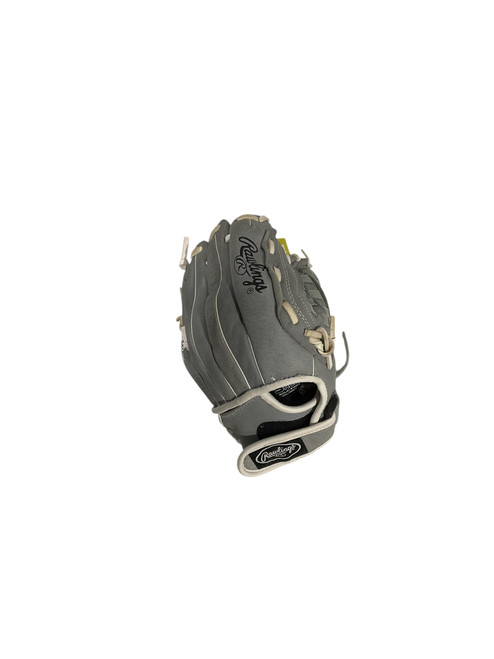 Used Rawlings HIGH BB/SB Glove RH Throw Grey 10 1/2" 11847-S000030480 Vist Large View of Product Image Which is Used Rawlings HIGH BB/SB Glove RH Throw Grey 10 1/2"
