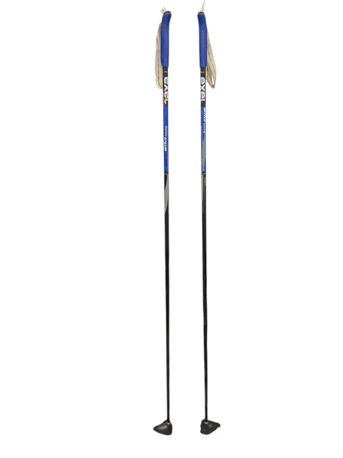 Vist Large View of Product Image Which is Used EXEL ARRIVA TOURING Mens XC Ski Poles Royal Blue 145 cm / 57 in