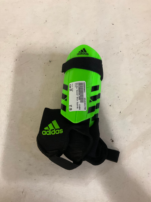 Vist Large View of Product Image Which is Used Adidas Soccer Shin Guards Youth Green SM