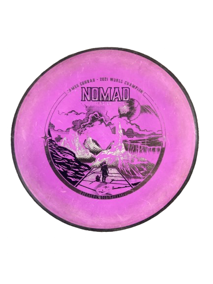 Vist Large View of Product Image Which is Used NOMAD SPECIAL EDITION Disc Golf Putter Purple