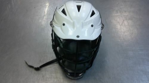 Vist Large View of Product Image Which is Used Cascade CPV-R Lacrosse Helmet White SM