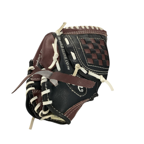 Vist Large View of Product Image Which is Used Rawlings PLAYER SERIES BB/SB Glove T-ball Black 9"