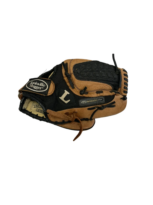 Vist Large View of Product Image Which is Used Louisville Slugger Genesis 11.5" RH Throw Baseball Brown/Black Glove