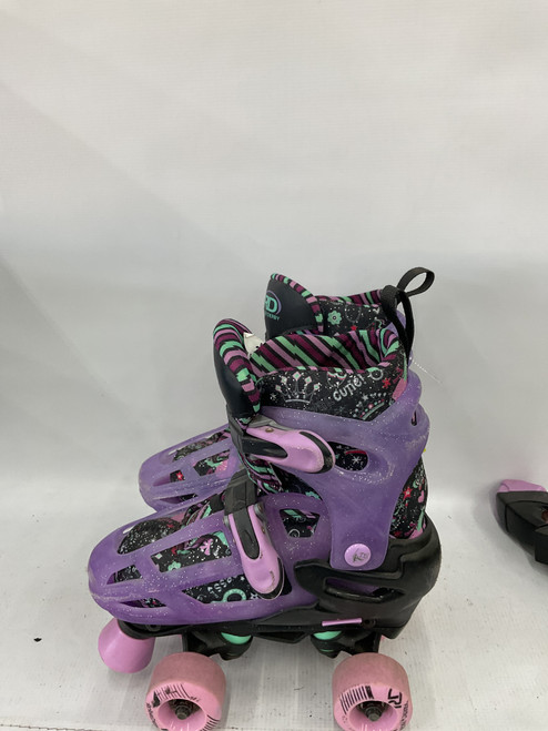 Used RollerDerby SKATE Child Roller Quad Skates Purple Adjustable 11871-S000023569 Vist Large View of Product Image Which is Used RollerDerby SKATE Child Roller Quad Skates Purple Adjustable