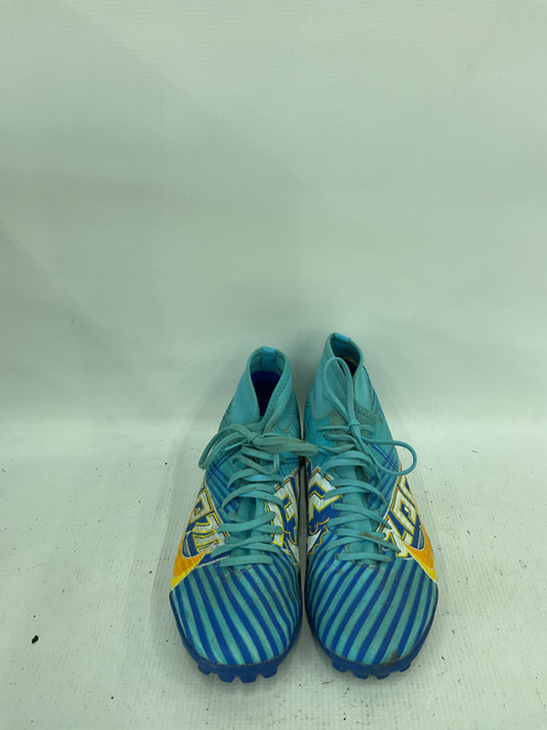 Vist Large View of Product Image Which is Used Nike Soccer Turf Shoes Carolina Blue Senior 7