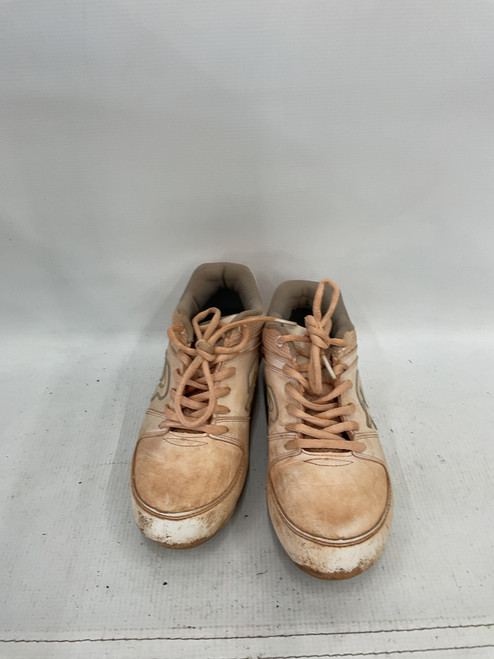 Vist Large View of Product Image Which is Used Rawlings BASEBALL CLEAT BB/SB Cleats White Senior 6.5