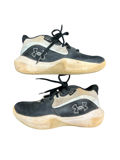 Vist Large View of Product Image Which is Used Under Armour TURFS BB/SB Cleats Black Junior 01