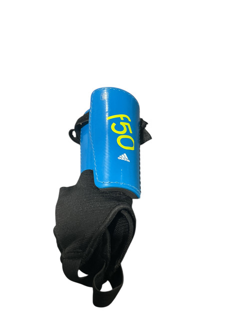 Vist Large View of Product Image Which is Used Adidas Soccer Shin Guards Youth Royal Blue MD