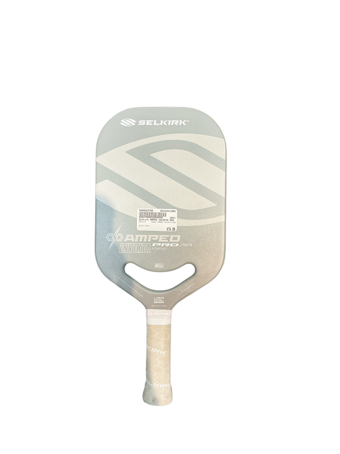 Vist Large View of Product Image Which is Used Selkirk AMPED INVIKTA PRO Pickleball Racquet Grey