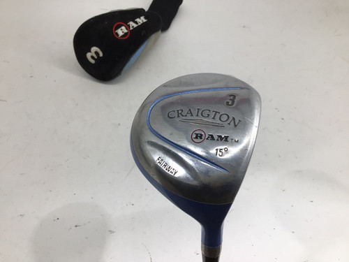 Used Ram CRAIGTON 15 DEG 3 LADIES FAIRWAY WOOD Womens Fairway Wood RH 3 Wood 11752-S000071238 Vist Large View of Product Image Which is Used Ram CRAIGTON 15 DEG 3 LADIES FAIRWAY WOOD Womens Fairway Wood RH 3 Wood