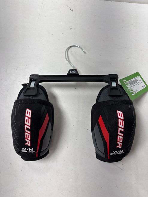 Vist Large View of Product Image Which is Used Bauer LIL SPORT Youth Elbow Pads MD