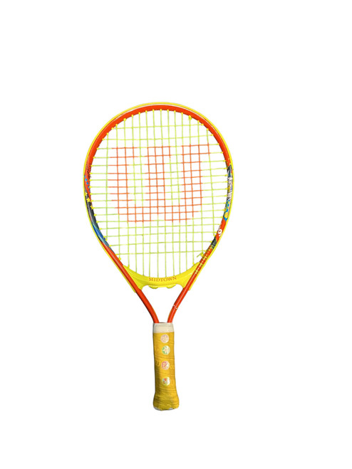 Vist Large View of Product Image Which is Used Wilson MIDTOWN Junior Tennis Racquet Orange 19"