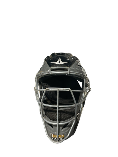 Vist Large View of Product Image Which is Used All Star ALL STAR CATCHER HELMET Catchers Helmet w/Mask Black MD