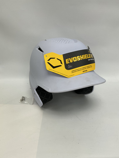 Vist Large View of Product Image Which is Used Evoshield WTV7115WHINT Batting Helmet No Mask White M/L