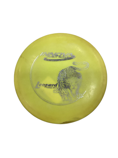 Vist Large View of Product Image Which is Used Innova LEOPARD DX Disc Golf Driver Yellow
