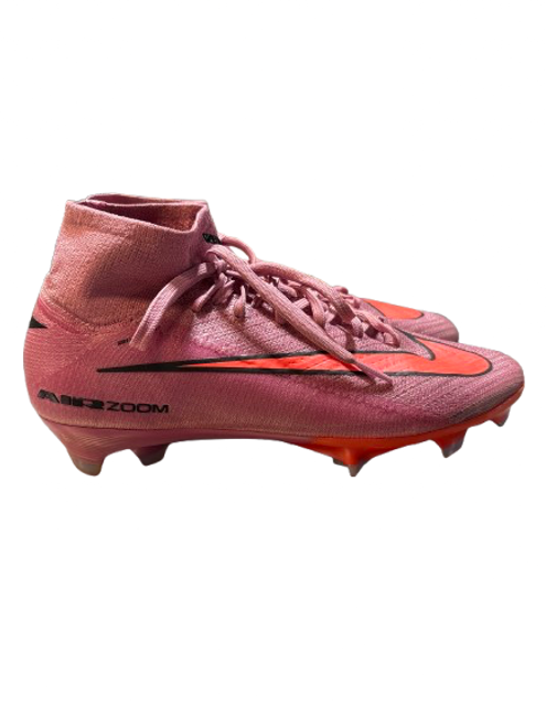 Used Nike Curex Air Zoom Soccer Cleats Pink Senior 6.5 11843-S000019045 Vist Large View of Product Image Which is Used Nike Curex Air Zoom Soccer Cleats Pink Senior 6.5