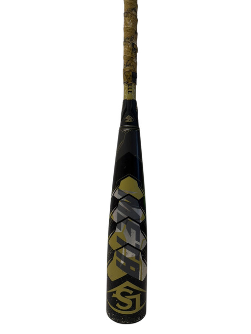 Vist Large View of Product Image Which is Used Louisville Slugger 2022 META 27/17 -10 USSSA 2 3/4 Bat - Black and Gold