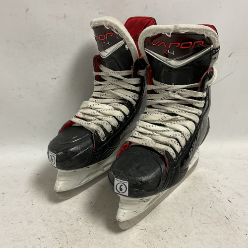 Vist Large View of Product Image Which is Used Bauer VAPOR X4 Intermediate Hockey Skate Intermediate 6.0