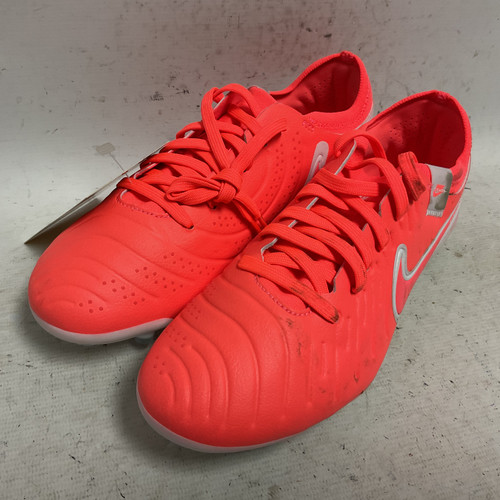 Vist Large View of Product Image Which is Used Nike Tiempo Legend 10 Academy DV4333-800 Soccer Cleats Coral Junior 04.5
