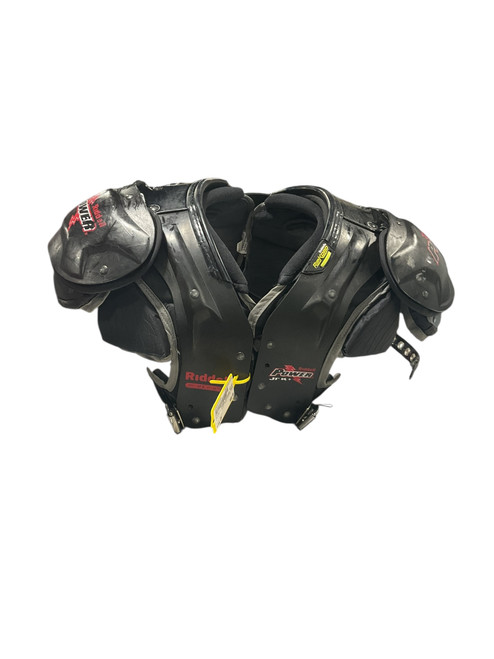 Vist Large View of Product Image Which is Used Riddell POWER SHOUDER PADS FB Shoulder Pads Black SM