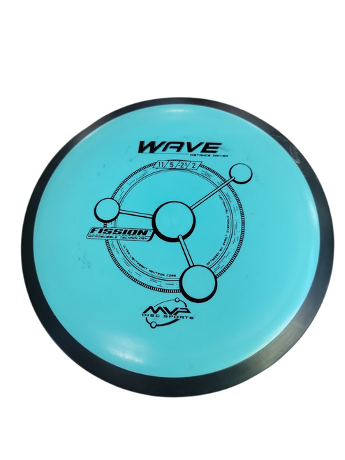 Used MVP FISSION WAVE Disc Golf Driver Turquoise 11708-S000185576 Vist Large View of Product Image Which is Used MVP FISSION WAVE Disc Golf Driver Turquoise