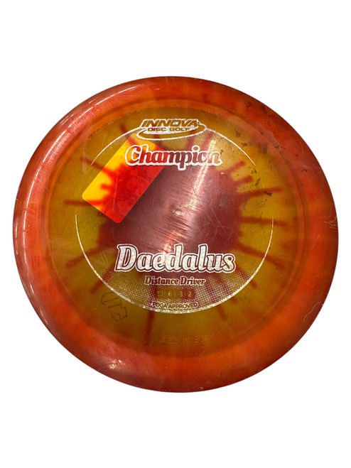 Vist Large View of Product Image Which is Used Innova CHAMPION DAEDALUS Disc Golf Driver Red