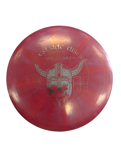 Vist Large View of Product Image Which is Used Westside UNDERWORLD Disc Golf Driver Maroon 172g