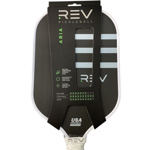 Vist Large View of Product Image Which is Used REV ARIA PICKLEBALL PADDLE Pickleball Racquet Black