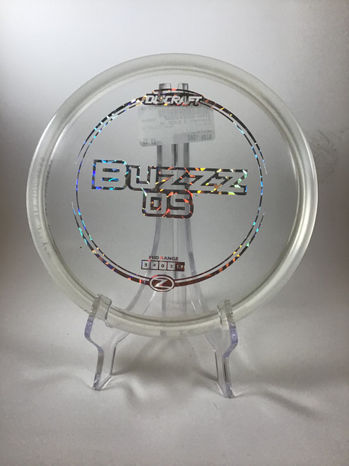 Vist Large View of Product Image Which is Used Discraft Z BUZZZ OS Disc Golf Mid Range Clear 180g