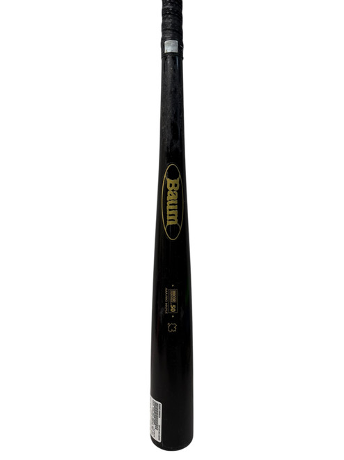 Vist Large View of Product Image Which is Used Baum AAA Pro Maple 31.5” Wood Bat - Black