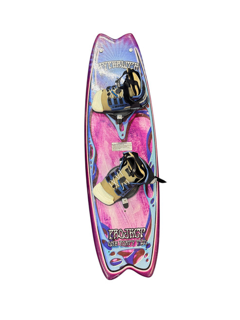 Vist Large View of Product Image Which is Used HYPERLITE PROJECT 140 Wakeboard Purple 140 cm
