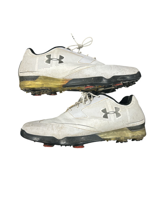 Vist Large View of Product Image Which is Used Under Armour Mens Golf Shoes White Senior 10.5