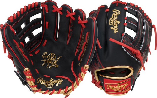 New Rawlings HOH SERIES NOLAN ARENADO BB/SB Glove RH Throw Navy Blue And Red 12" 11851-RAWR00713018 Vist Large View of Product Image Which is New Rawlings HOH SERIES NOLAN ARENADO BB/SB Glove RH Throw Navy Blue And Red 12"
