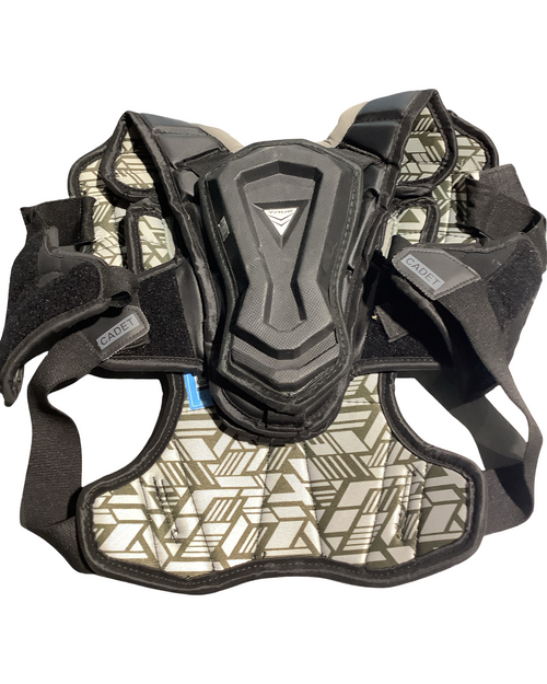 Vist Large View of Product Image Which is Used True CADET Lacrosse Shoulder Pads Black MD