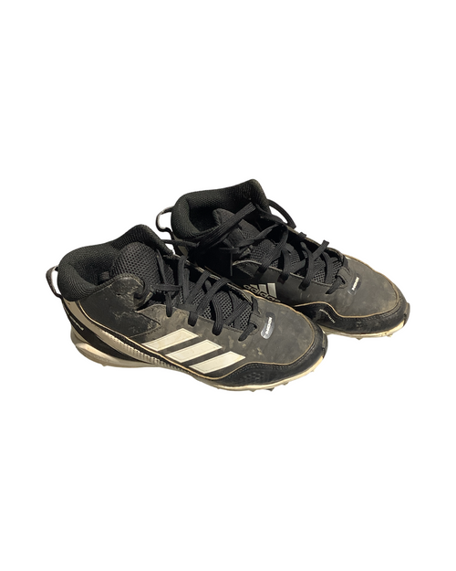 Vist Large View of Product Image Which is Used Adidas Adult FB Cleats Black Senior 4.5