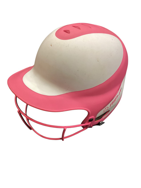 Used RIP-IT BATTING HELMET Batting Helmet w/Mask White SM 11884-S000054647 Vist Large View of Product Image Which is Used RIP-IT BATTING HELMET Batting Helmet w/Mask White SM