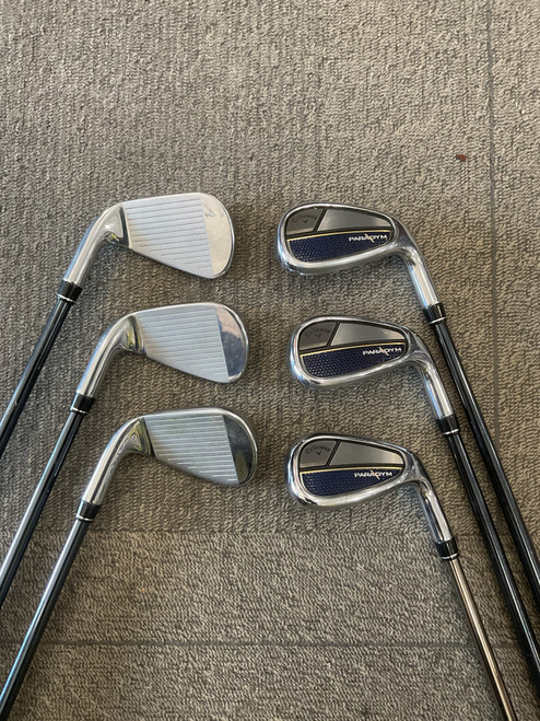 Used Callaway PARADYM FORGED 455 Mens Iron Set RH 6I-GW/AW 11614-S000223962 Vist Large View of Product Image Which is Used Callaway PARADYM FORGED 455 Mens Iron Set RH 6I-GW/AW
