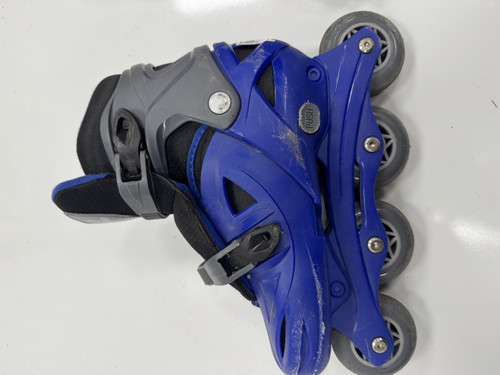 Vist Large View of Product Image Which is Used ADJ 4-7 Junior Rec Fitness Skates Royal Blue Adjustable