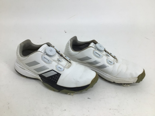 Vist Large View of Product Image Which is Used Adidas ADIPOWER BOA JR 5.0 GOLF SHOE Jr Golf Shoes White Junior 05